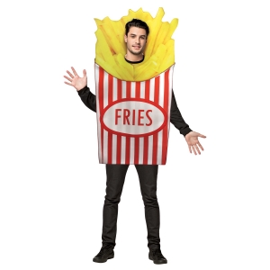 French Fries Costume - Adult Food Costumes Drink Costumes